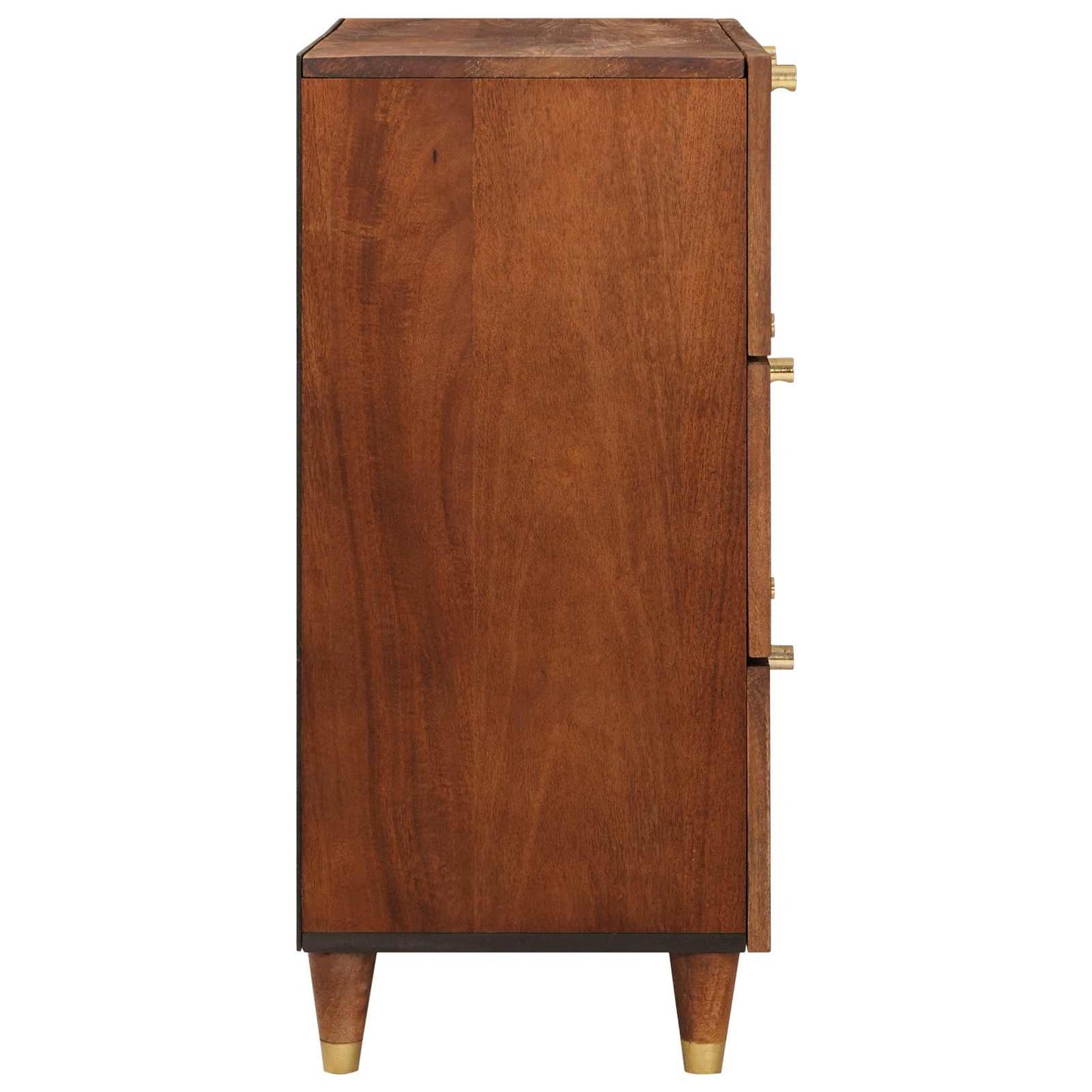 Sideboard Set 2 Pcs Braun 60 X 33,5 X 75 Cm Massivholz Mango