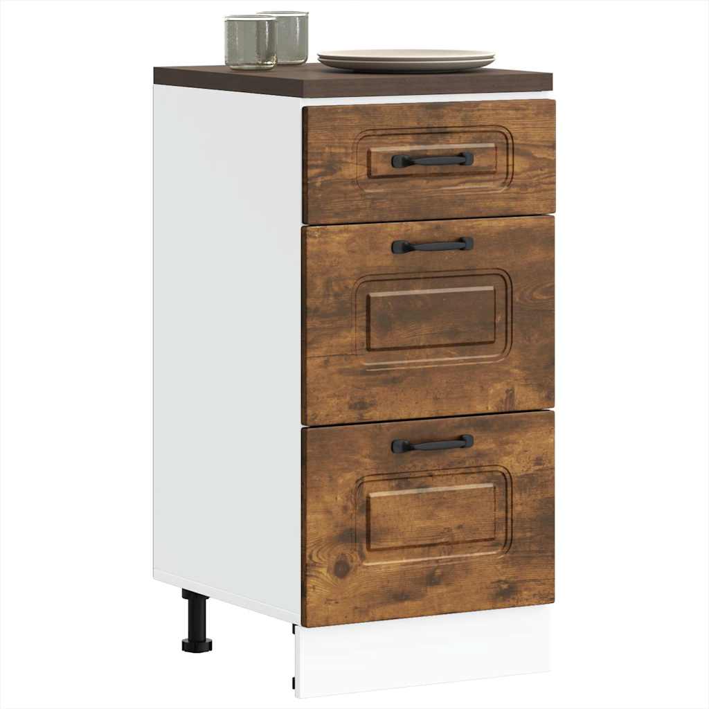 Geschirrspülerblende Kalmar Braun Eichen-Optik 60X1,5X57 Cm