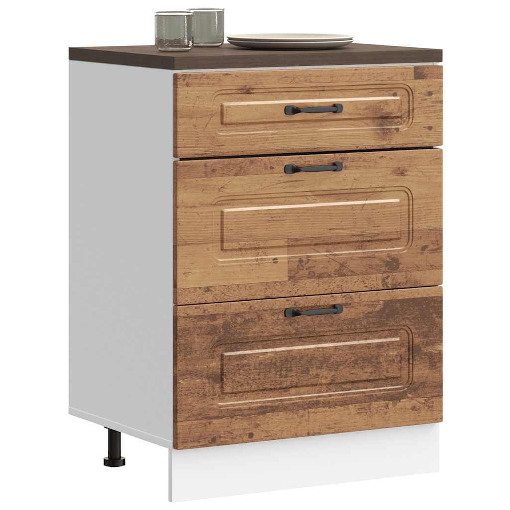 Geschirrspülerblende Kalmar Braun Eichen-Optik 60X1,5X57 Cm