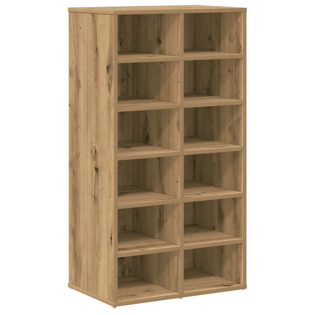 Schuhregal 54X34X100,5 Cm Holzwerkstoff Artisan-Eiche