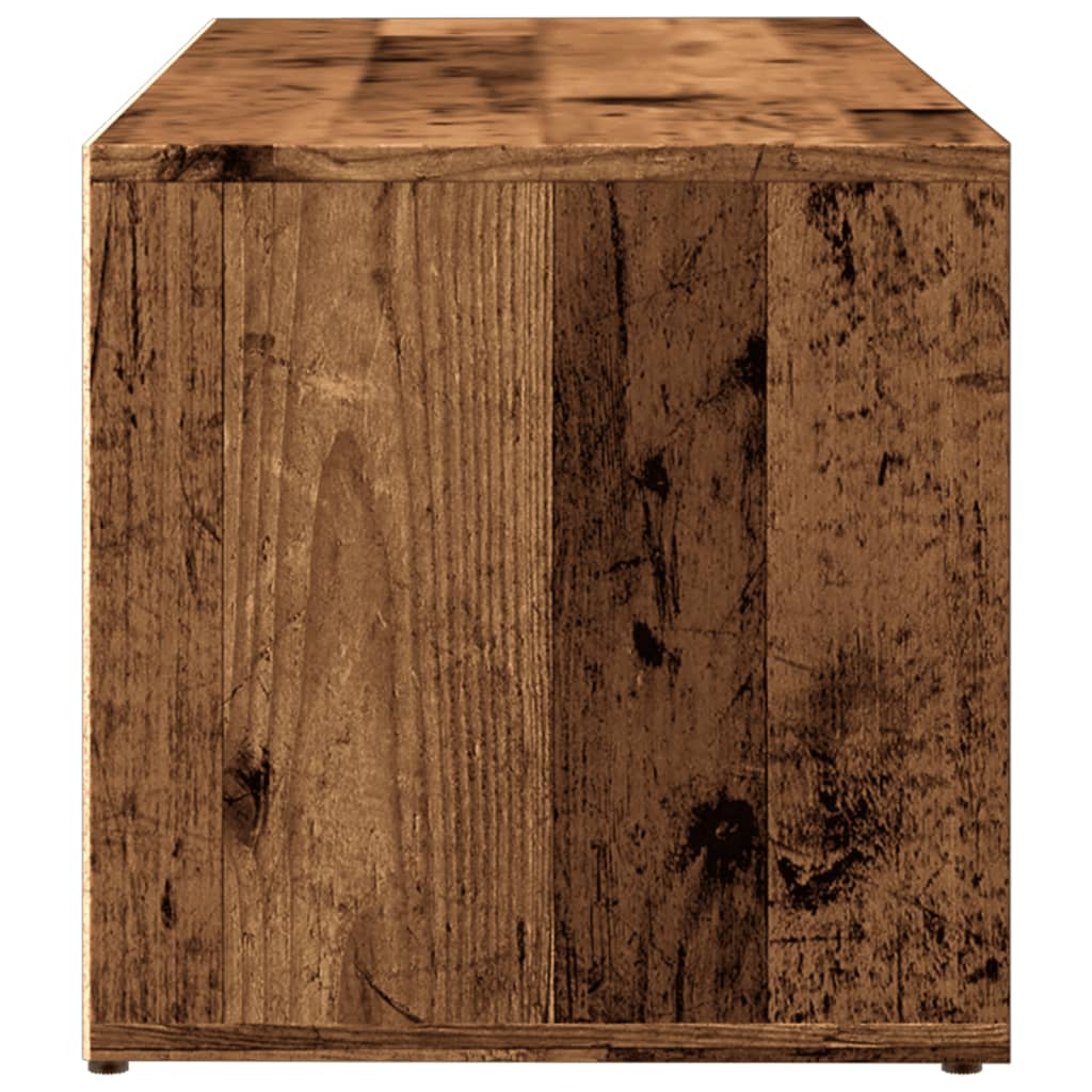 Schuhbank -Optik 105X35X35 Cm Holzwerkstoff Altholz