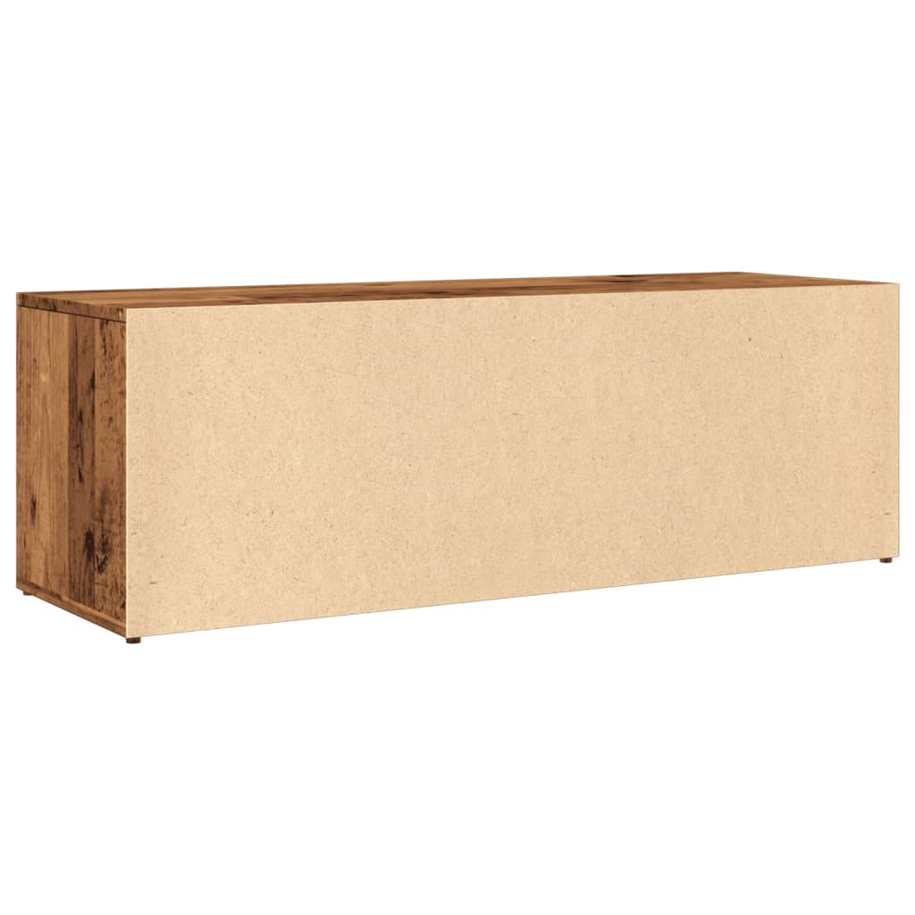 Schuhbank -Optik 105X35X35 Cm Holzwerkstoff Altholz