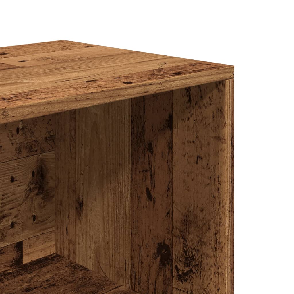 Schuhbank -Optik 105X35X35 Cm Holzwerkstoff Altholz