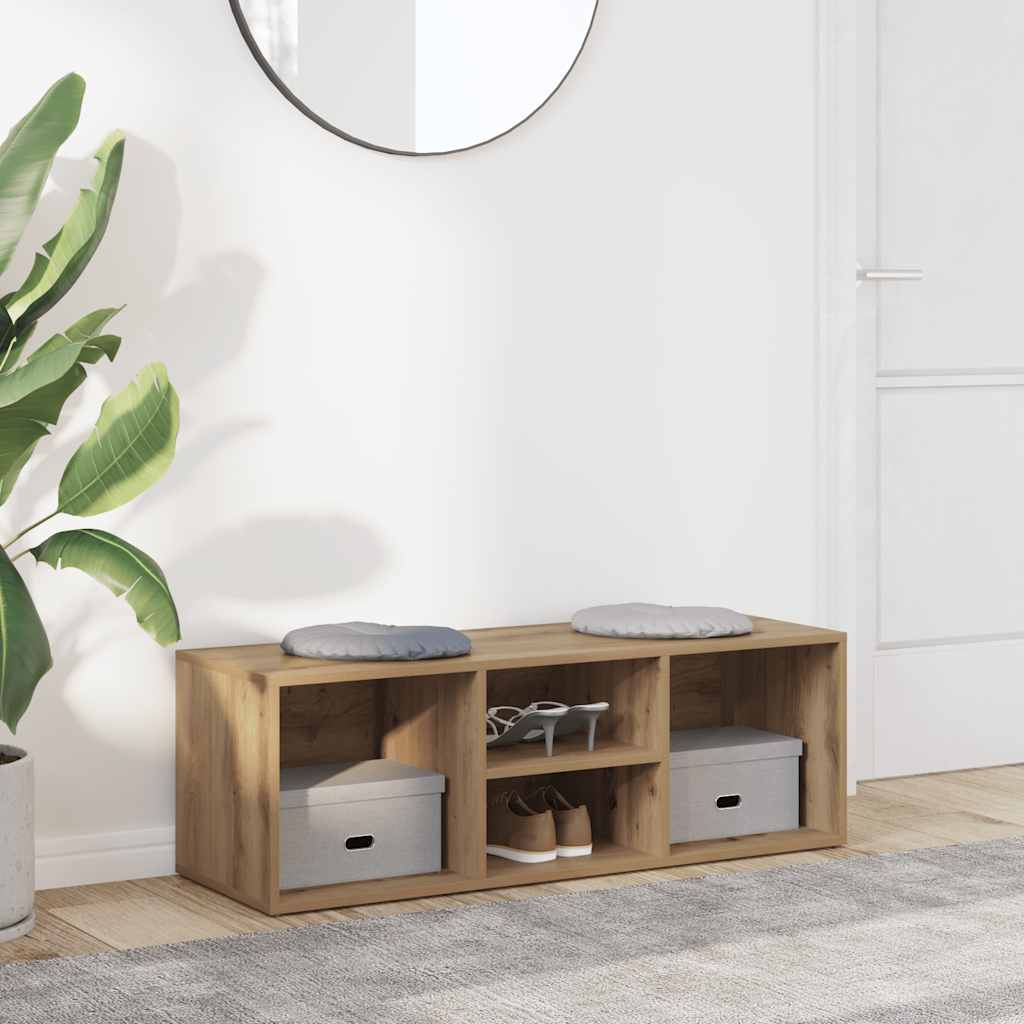 Schuhbank 105X35X35 Cm Holzwerkstoff Artisan-Eiche