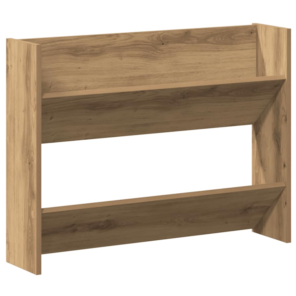 Wand-Schuhregal Holzwerkstoff Artisan-Eiche