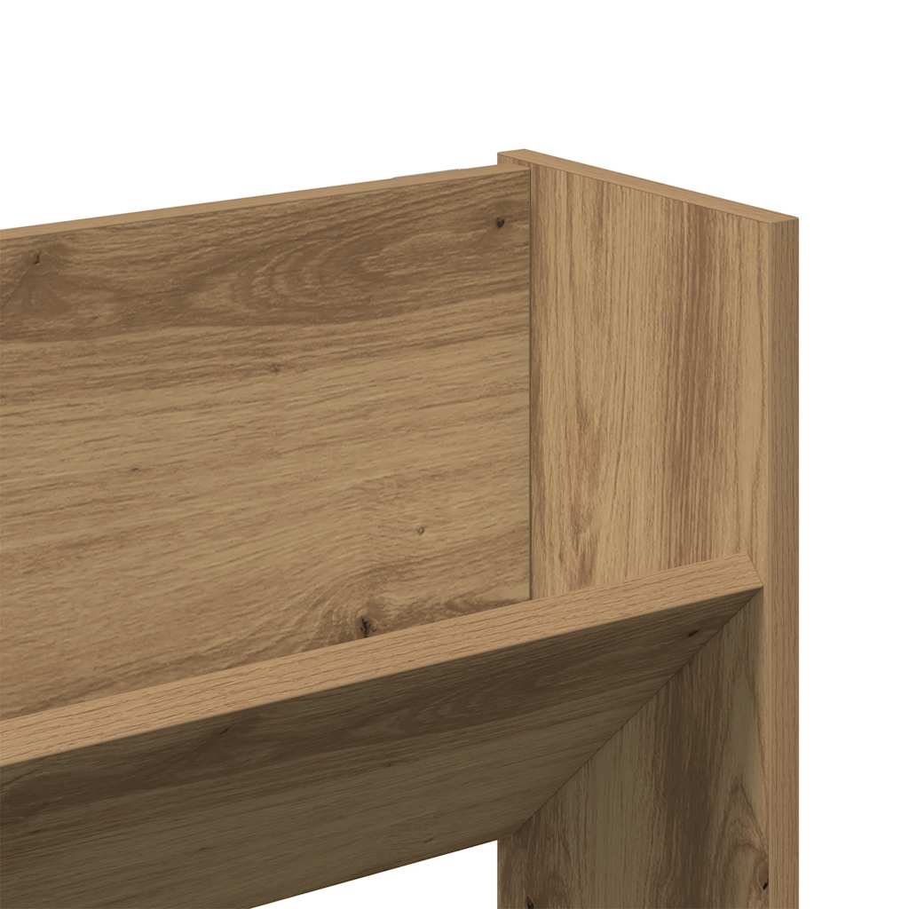 Wand-Schuhregal Holzwerkstoff Artisan-Eiche