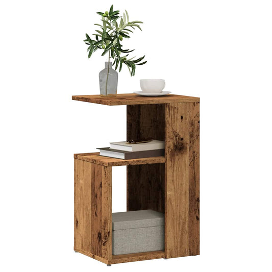 Beistelltisch -Optik 36X30X56 Cm Holzwerkstoff
