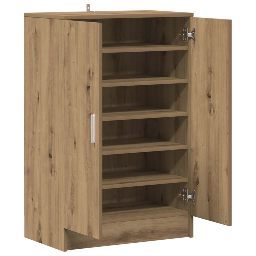 Schuhschrank Holzwerkstoff Artisan-Eiche