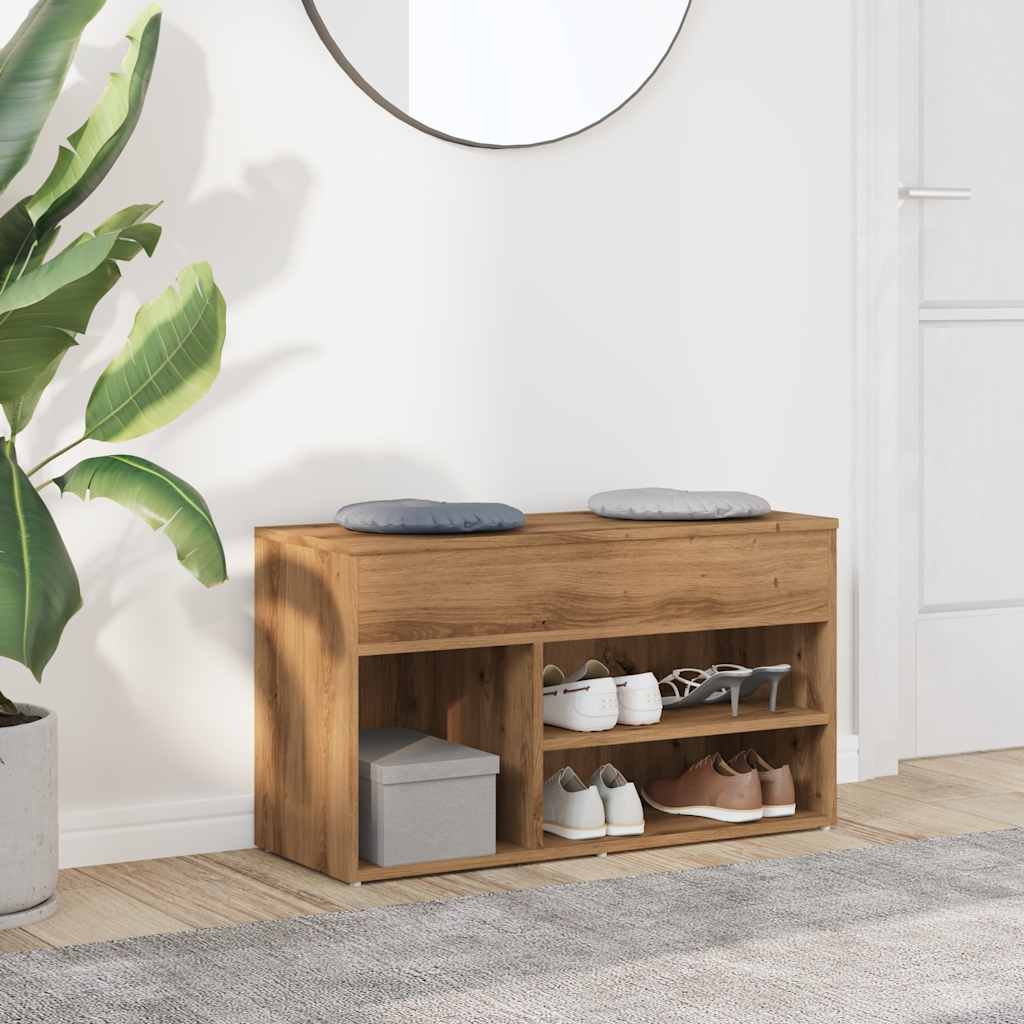 Schuhbank Holzwerkstoff Artisan-Eiche