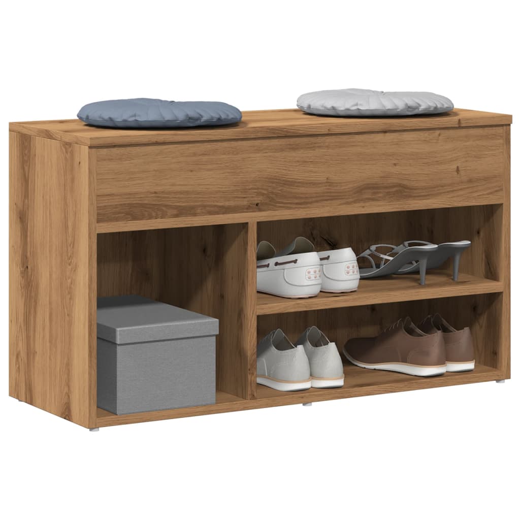 Schuhbank Holzwerkstoff Artisan-Eiche