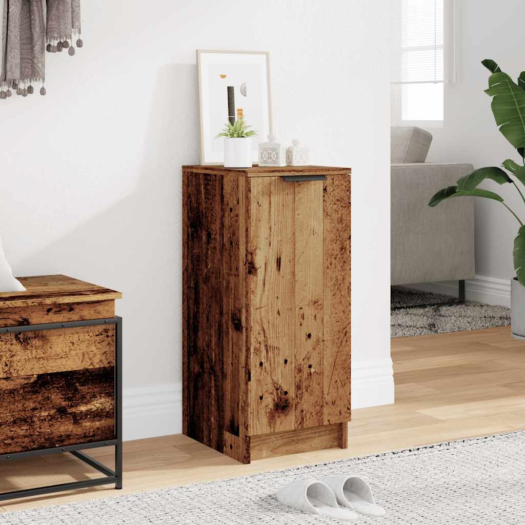 Schuhschrank -Optik 29,5X35X70 Cm Holzwerkstoff Altholz