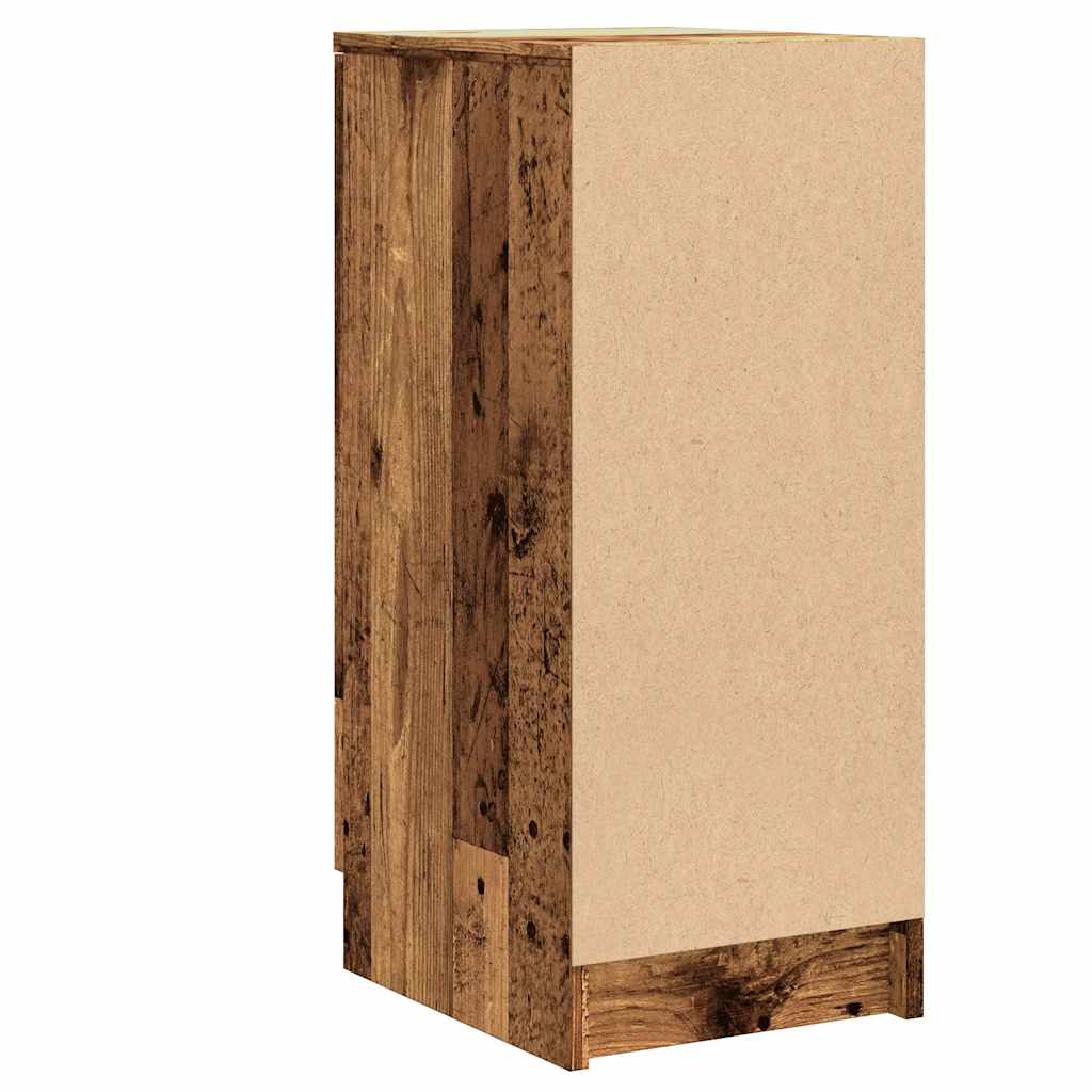 Schuhschrank -Optik 29,5X35X70 Cm Holzwerkstoff Altholz
