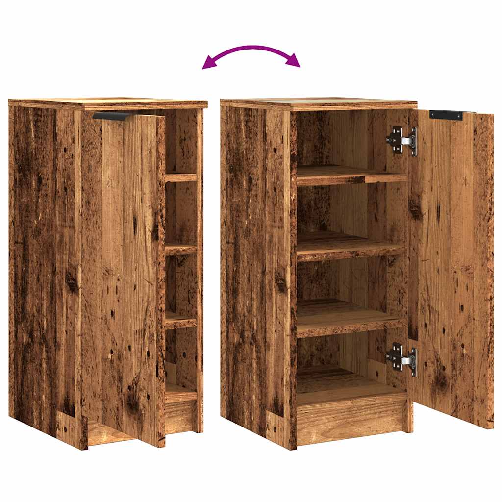 Schuhschrank -Optik 29,5X35X70 Cm Holzwerkstoff Altholz