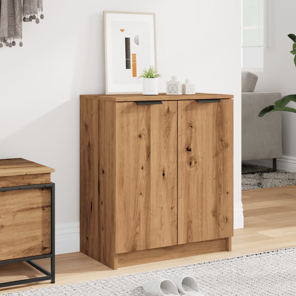 Schuhschrank 59X35X70 Cm Holzwerkstoff Artisan-Eiche