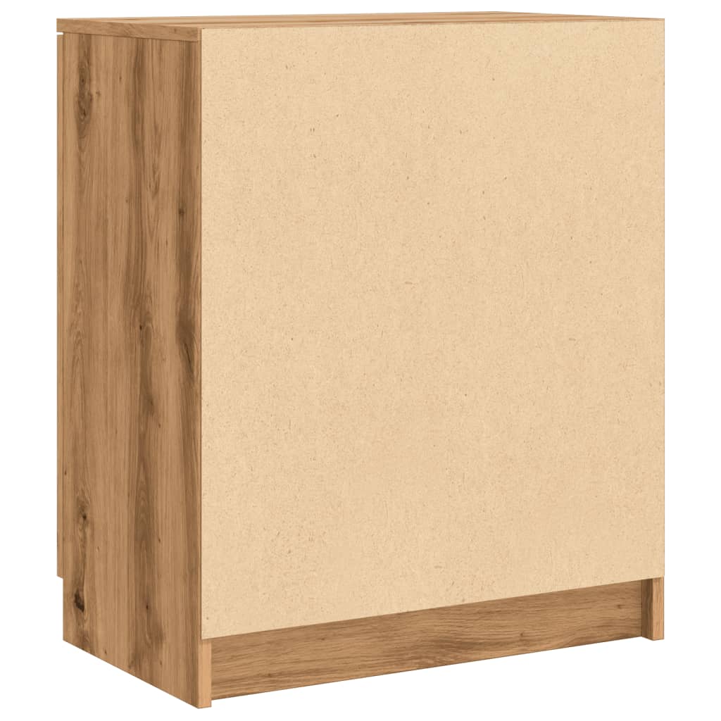 Schuhschrank 59X35X70 Cm Holzwerkstoff Artisan-Eiche