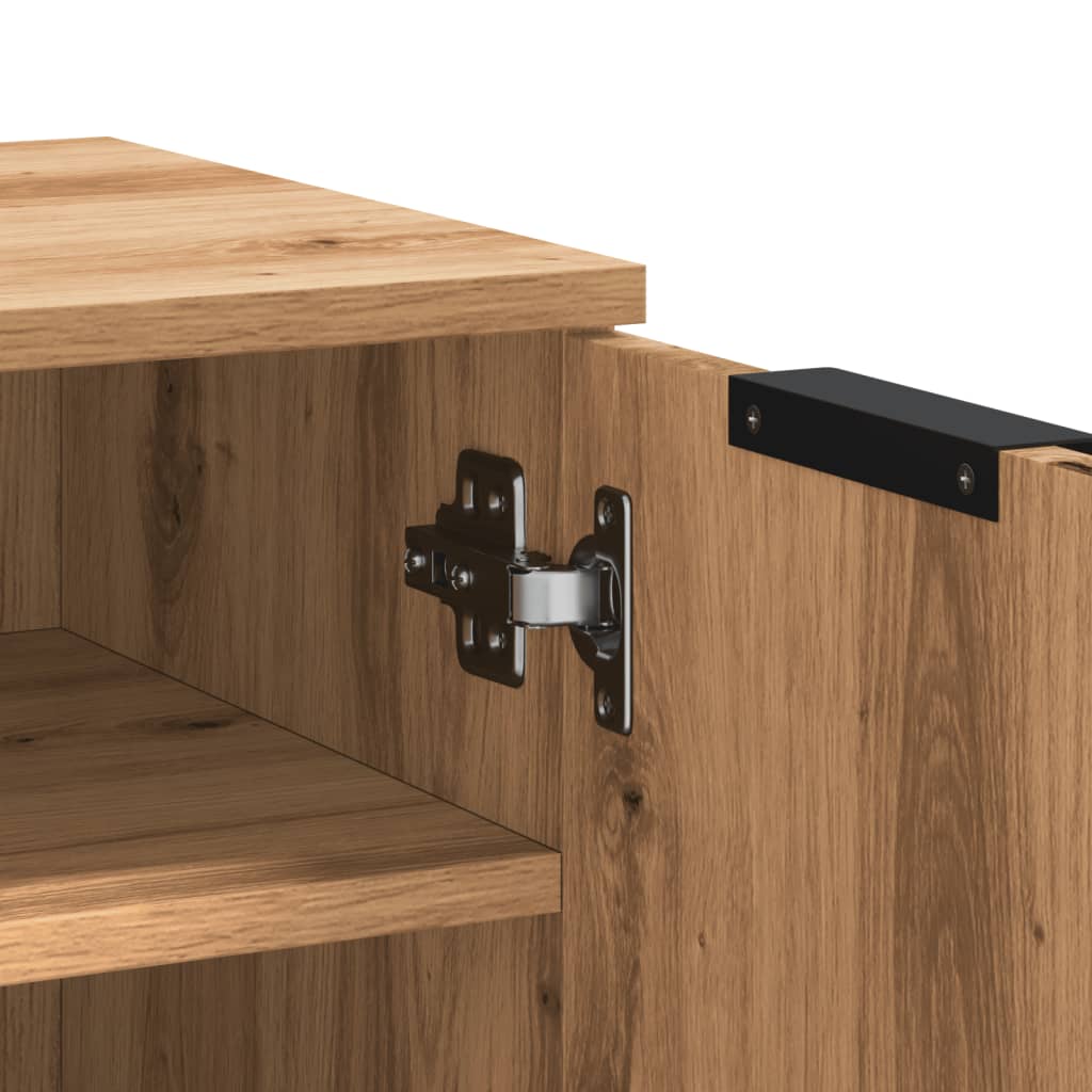 Schuhschrank 59X35X70 Cm Holzwerkstoff Artisan-Eiche