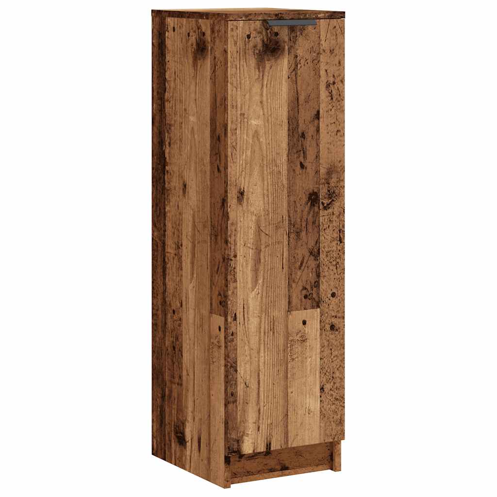 Schuhschrank -Optik 29,5X35X100,5 Cm Holzwerkstoff Altholz