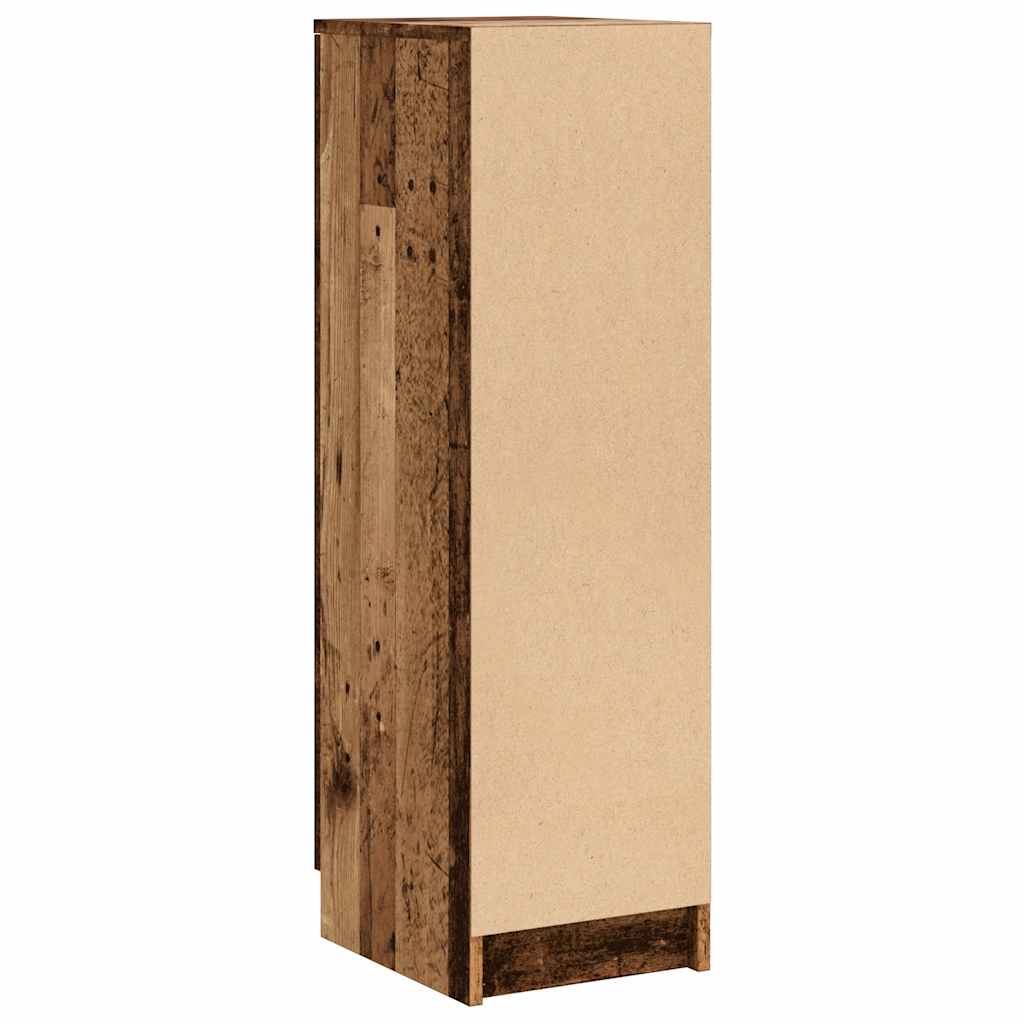 Schuhschrank -Optik 29,5X35X100,5 Cm Holzwerkstoff Altholz