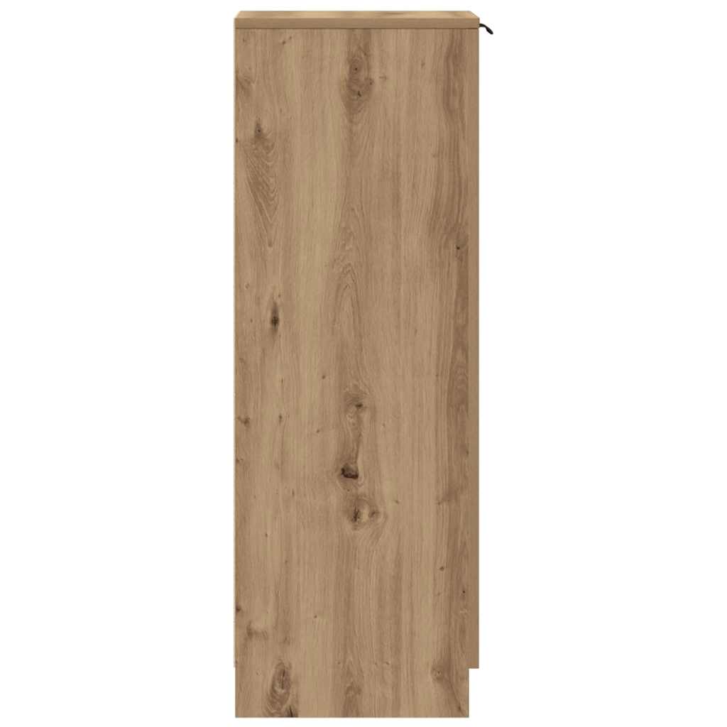 Schuhschrank 29,5X35X100,5 Cm Holzwerkstoff Artisan-Eiche