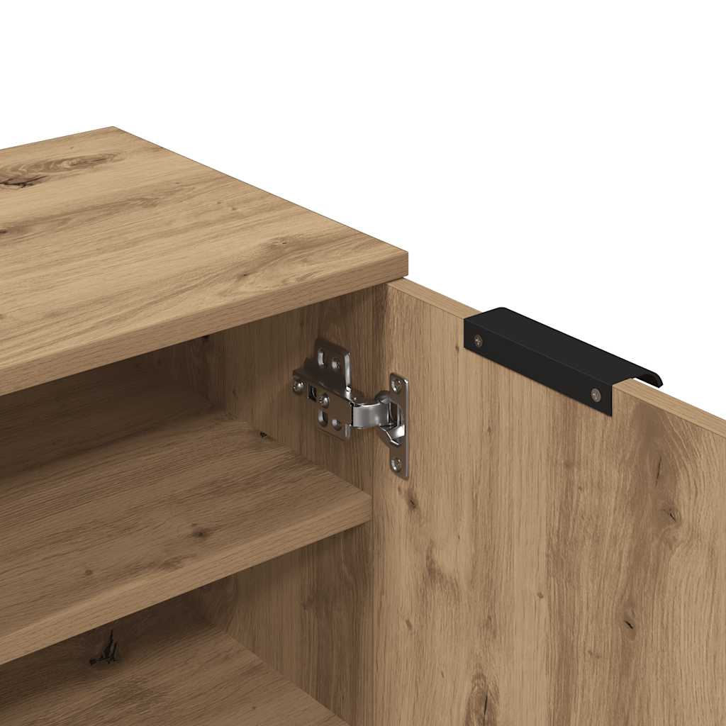 Schuhschrank 29,5X35X100,5 Cm Holzwerkstoff Artisan-Eiche