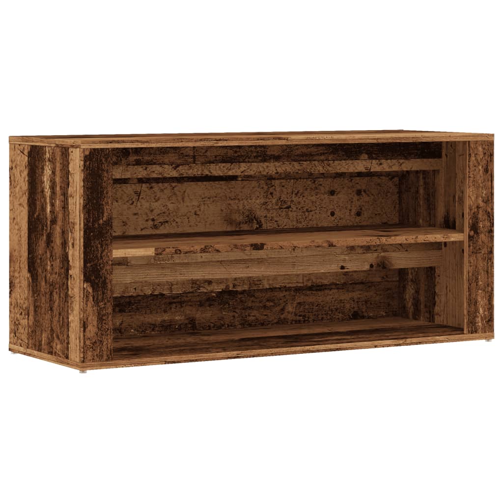 Schuhbank -Optik 100X35X45 Cm Holzwerkstoff Altholz