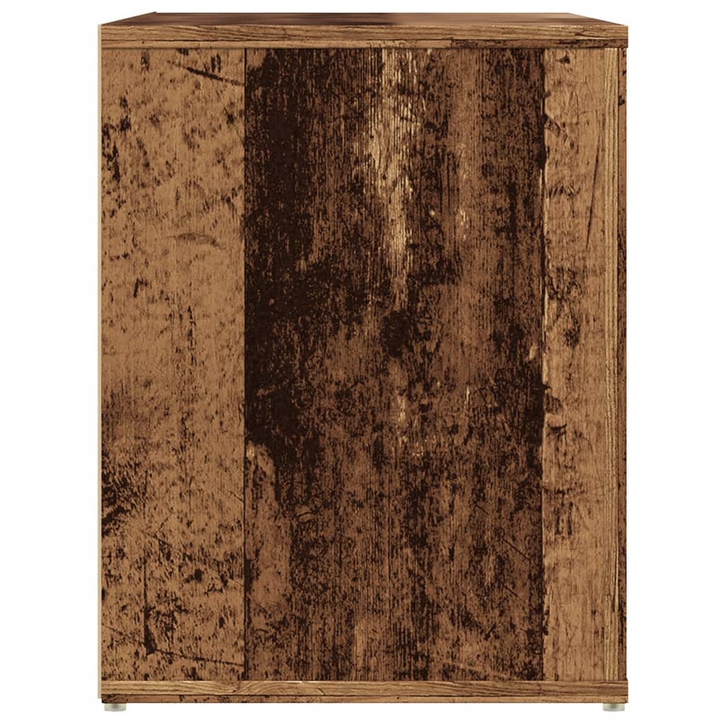 Schuhbank -Optik 100X35X45 Cm Holzwerkstoff Altholz