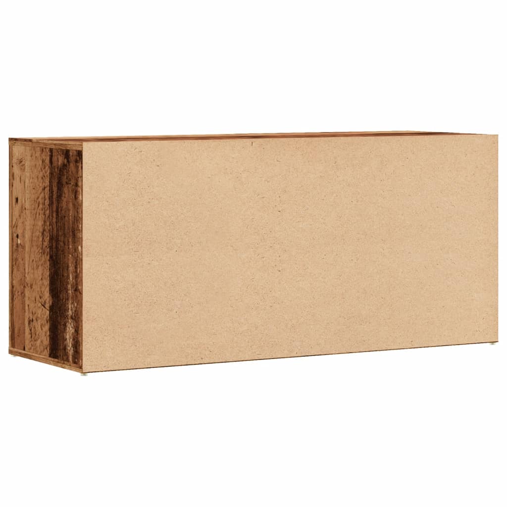 Schuhbank -Optik 100X35X45 Cm Holzwerkstoff Altholz