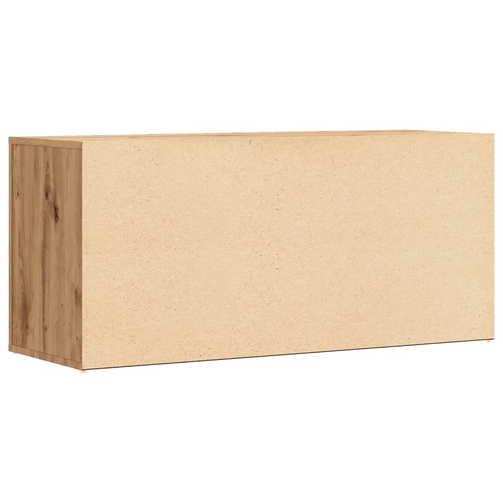 Schuhbank 100X35X45 Cm Holzwerkstoff Artisan-Eiche