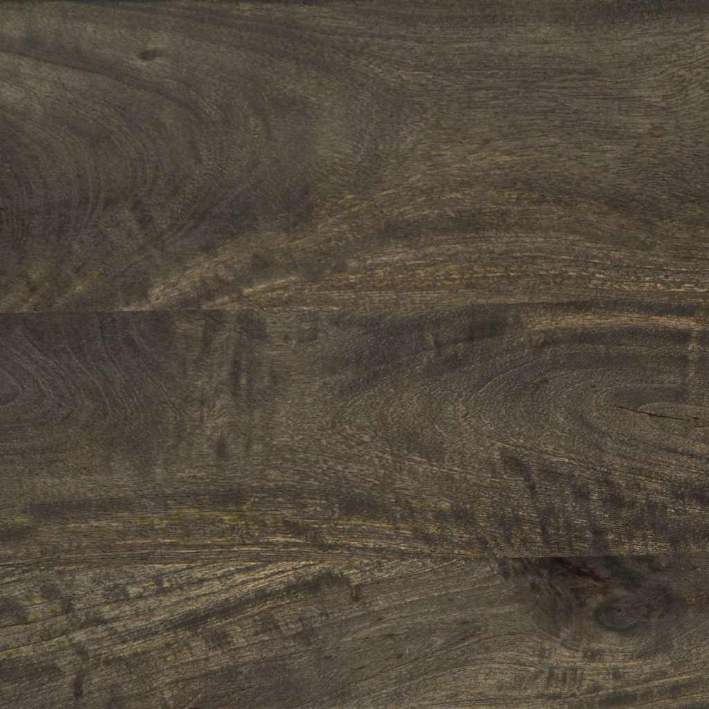 Couchtisch Schwarz 80X54X40 Cm Massivholz Mango