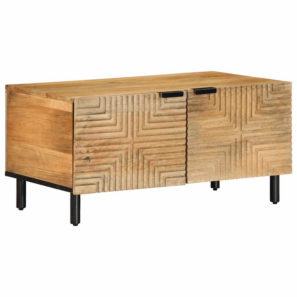 Couchtisch 80X50X40 Cm Massivholz Mango