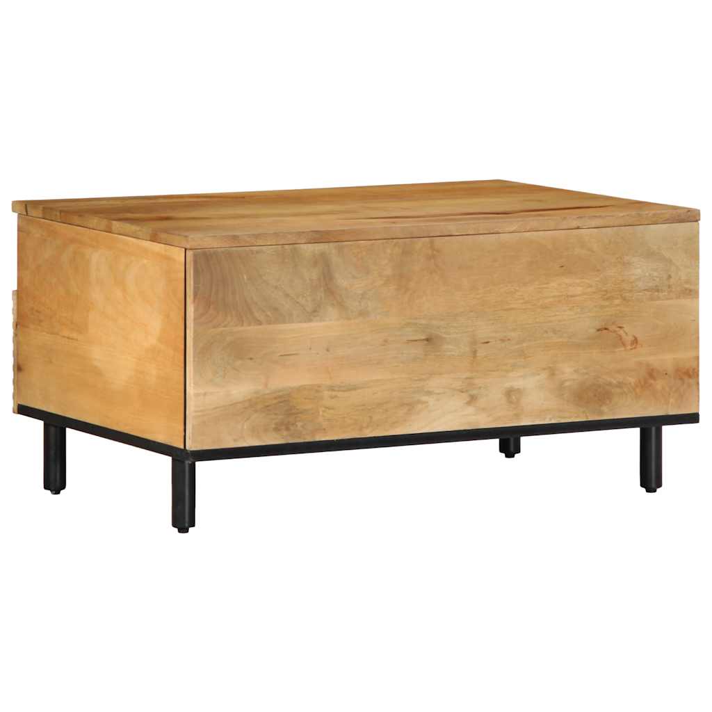 Couchtisch Braun 80X54X40 Cm Massivholz Mango
