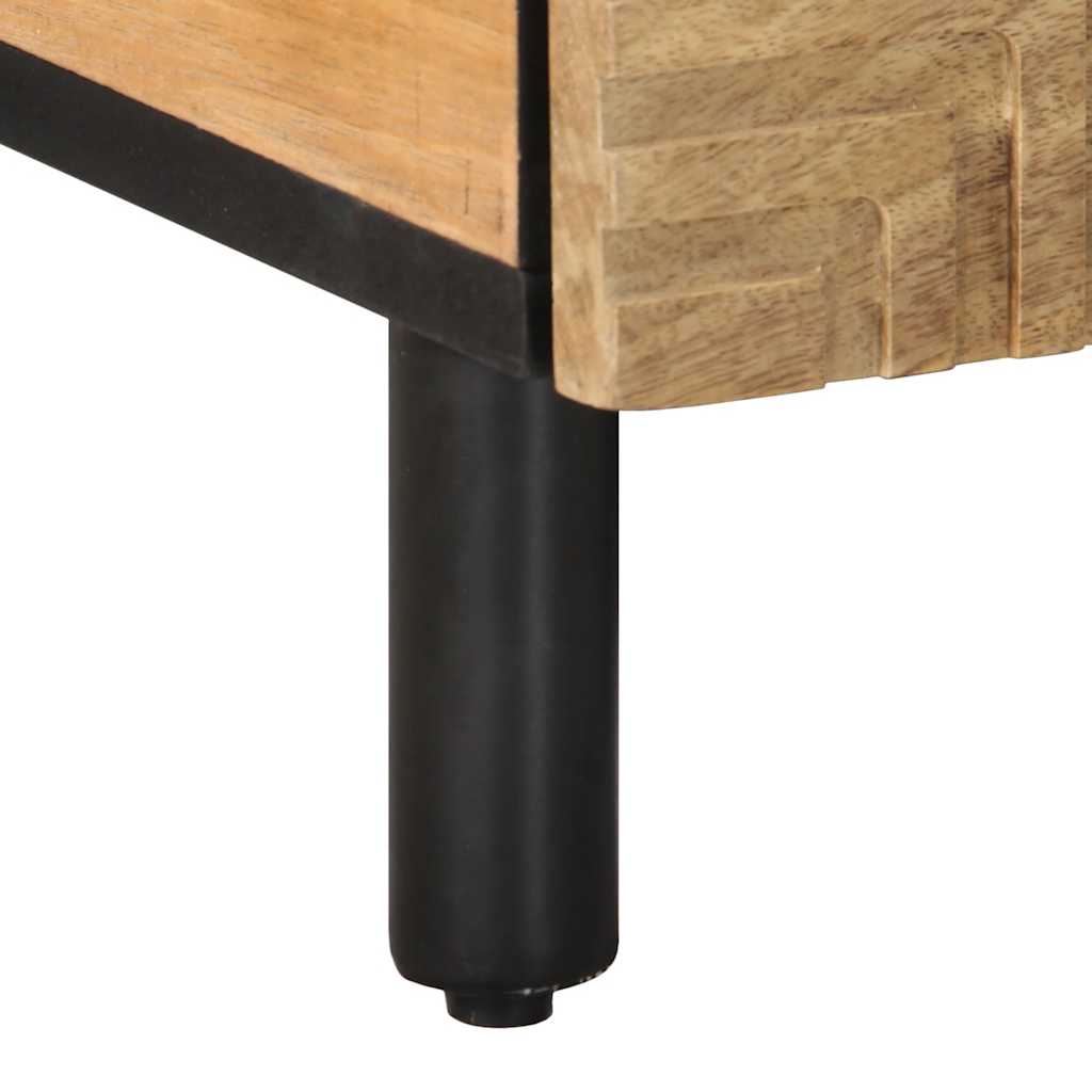 Couchtisch Braun 80X54X40 Cm Massivholz Mango