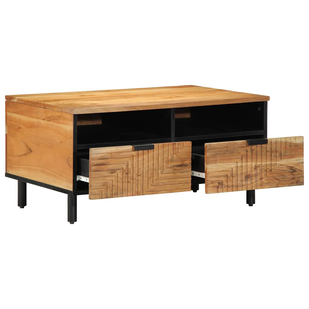 Couchtisch Braun 80X54X40 Cm Massivholz Mango