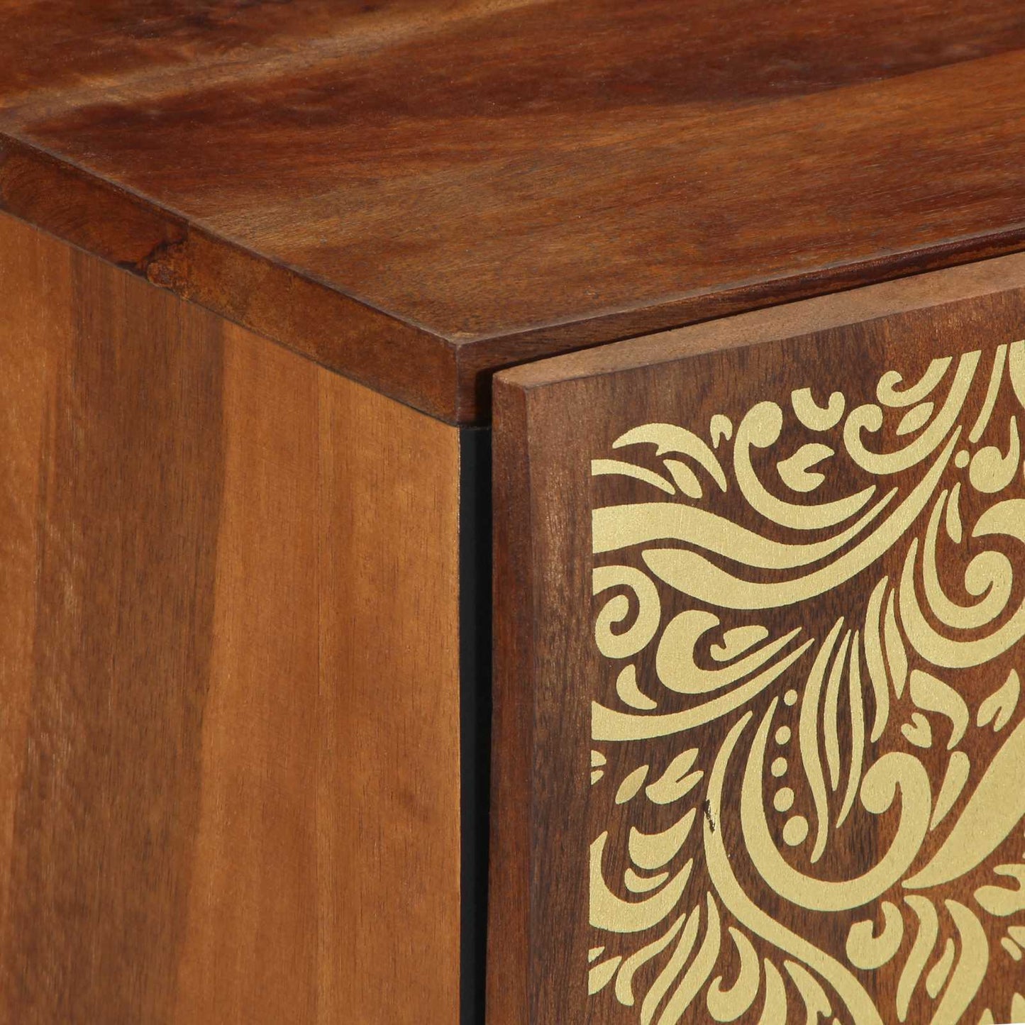 Badezimmerschrank 38 X 33 X 58 Cm Massivholz Mango