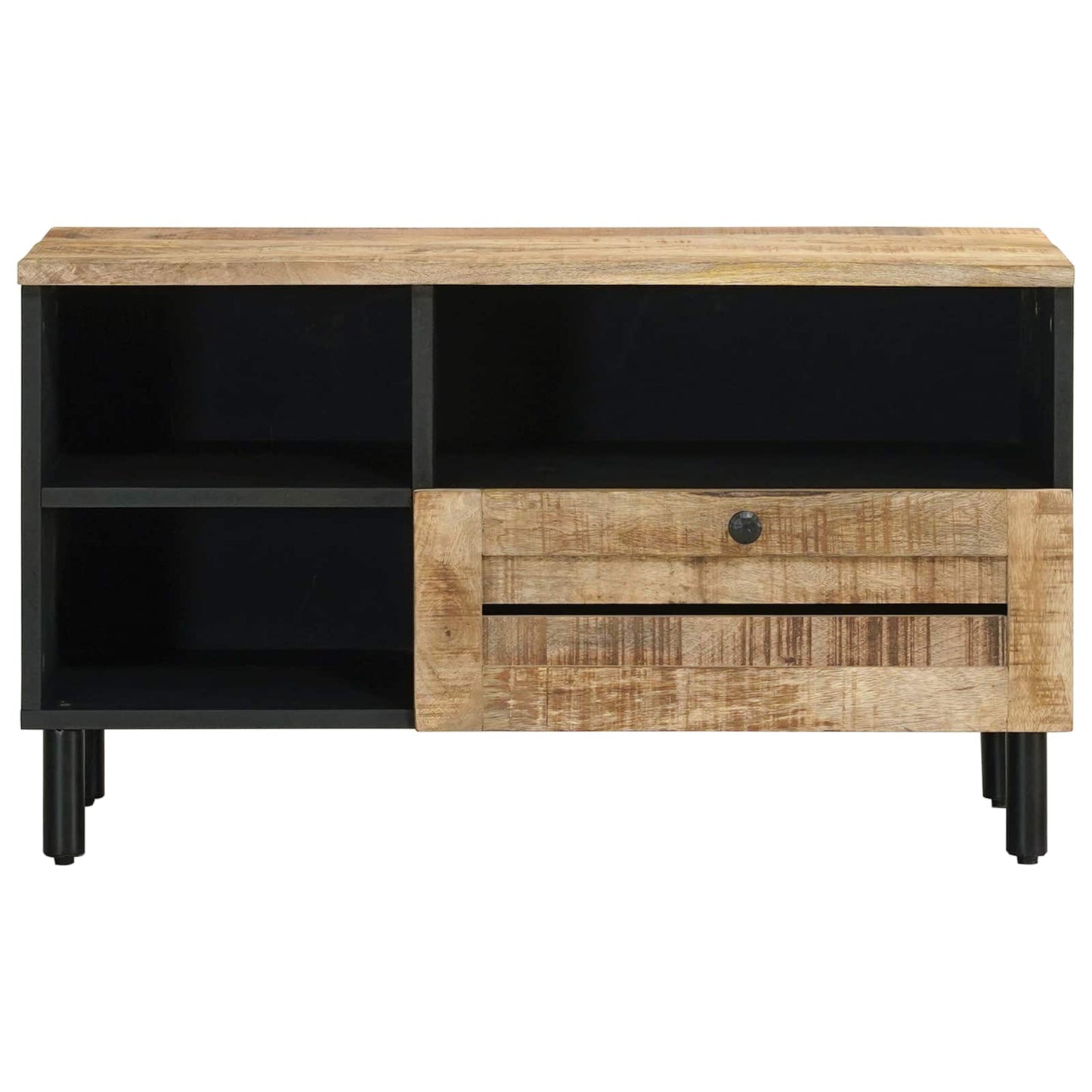 Stauraumschränke Braun 80 X 33,5 X 46 Cm Massivholz Mango