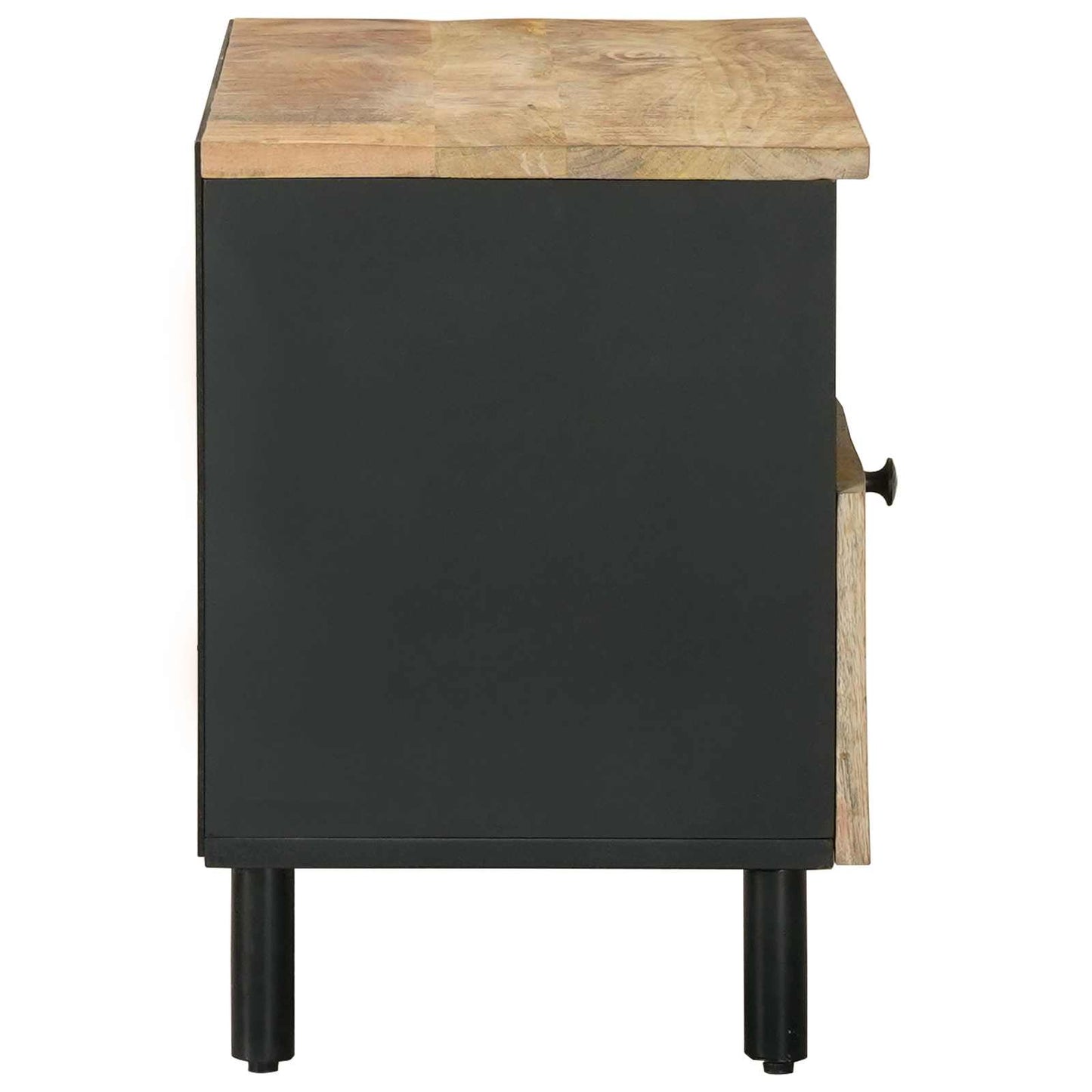 Stauraumschränke Braun 80 X 33,5 X 46 Cm Massivholz Mango