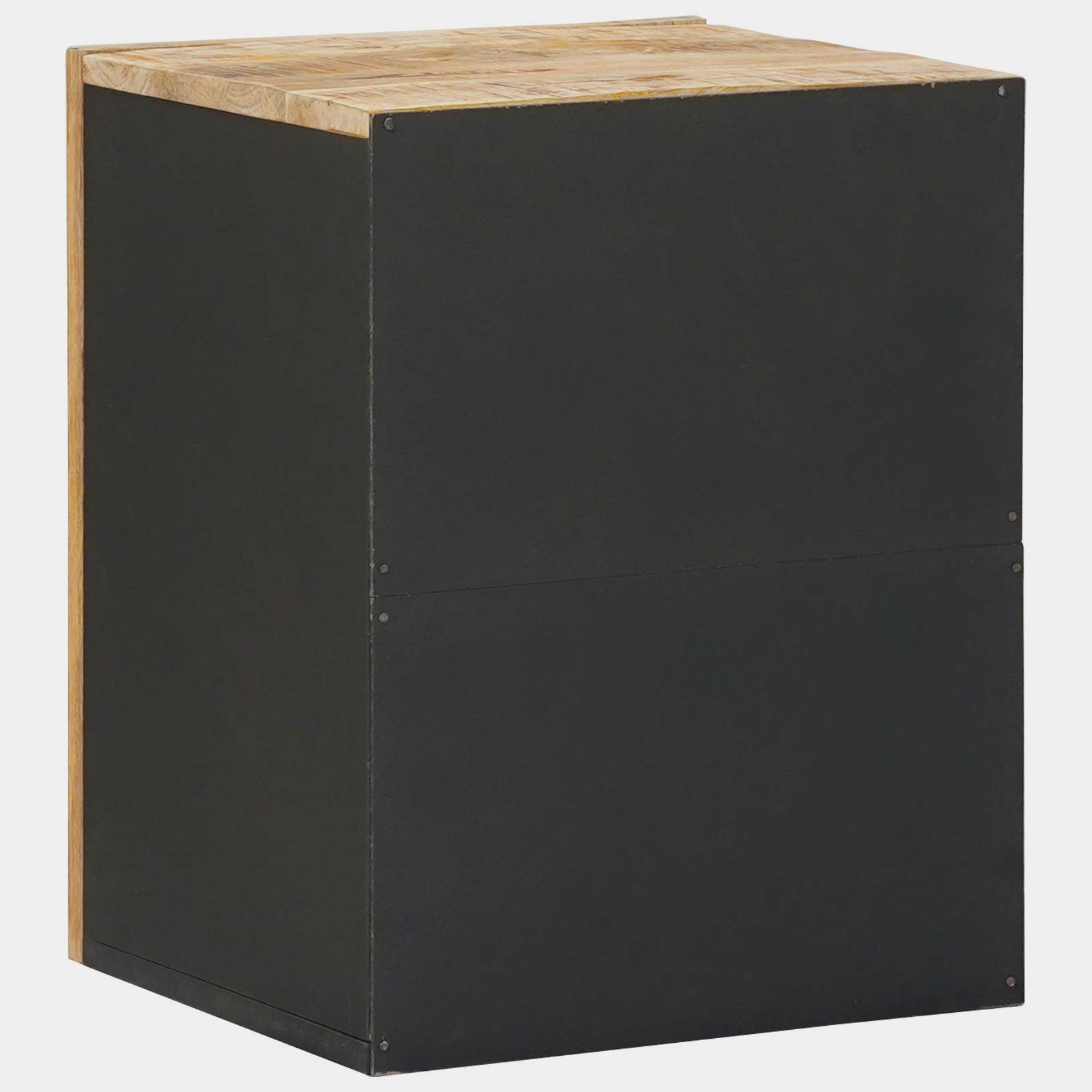 Hängeschrank Mit Speicher Braun Und Schwarz 38 X 33,5 X 48 Cm