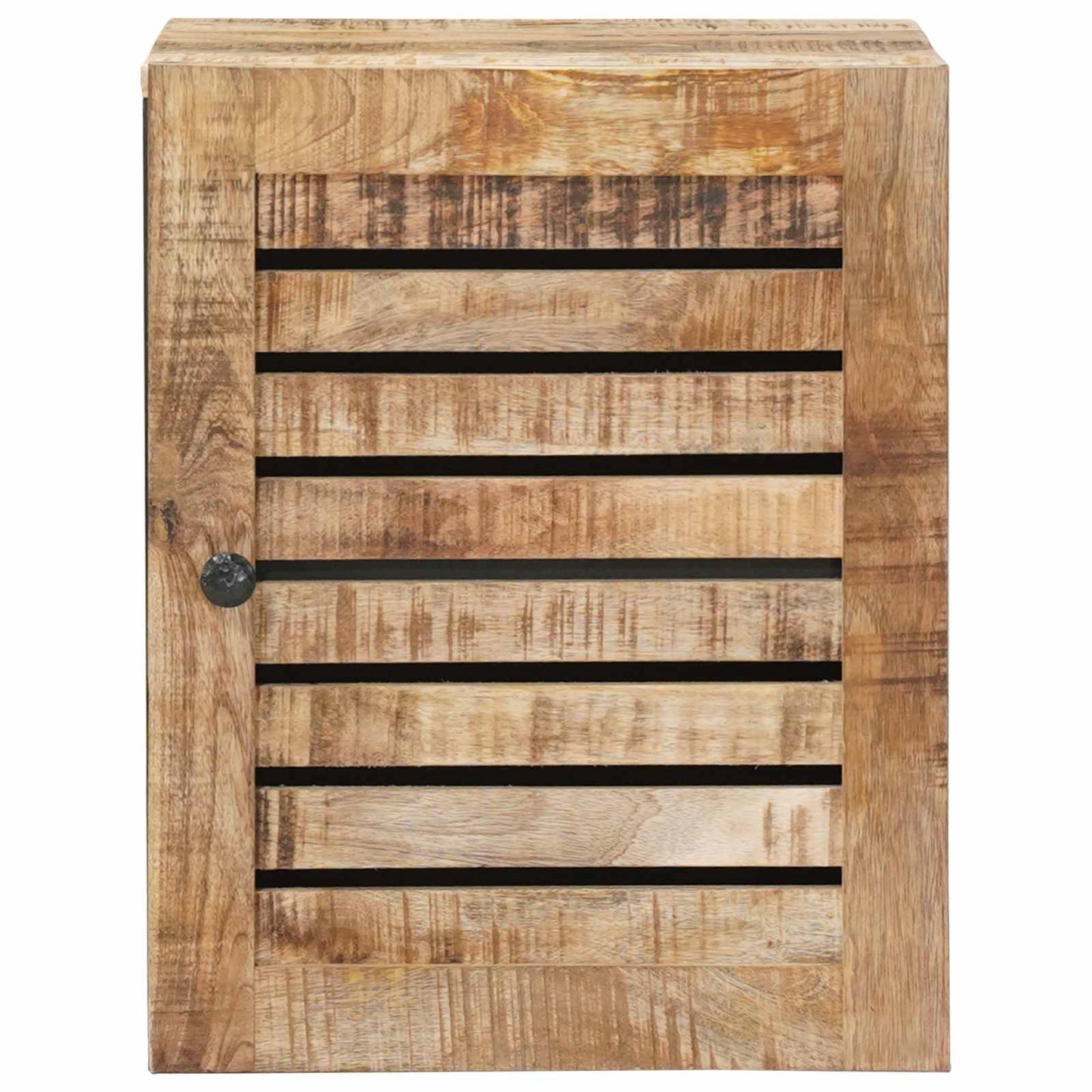 Hängeschrank Mit Speicher Braun Und Schwarz 38 X 33,5 X 48 Cm