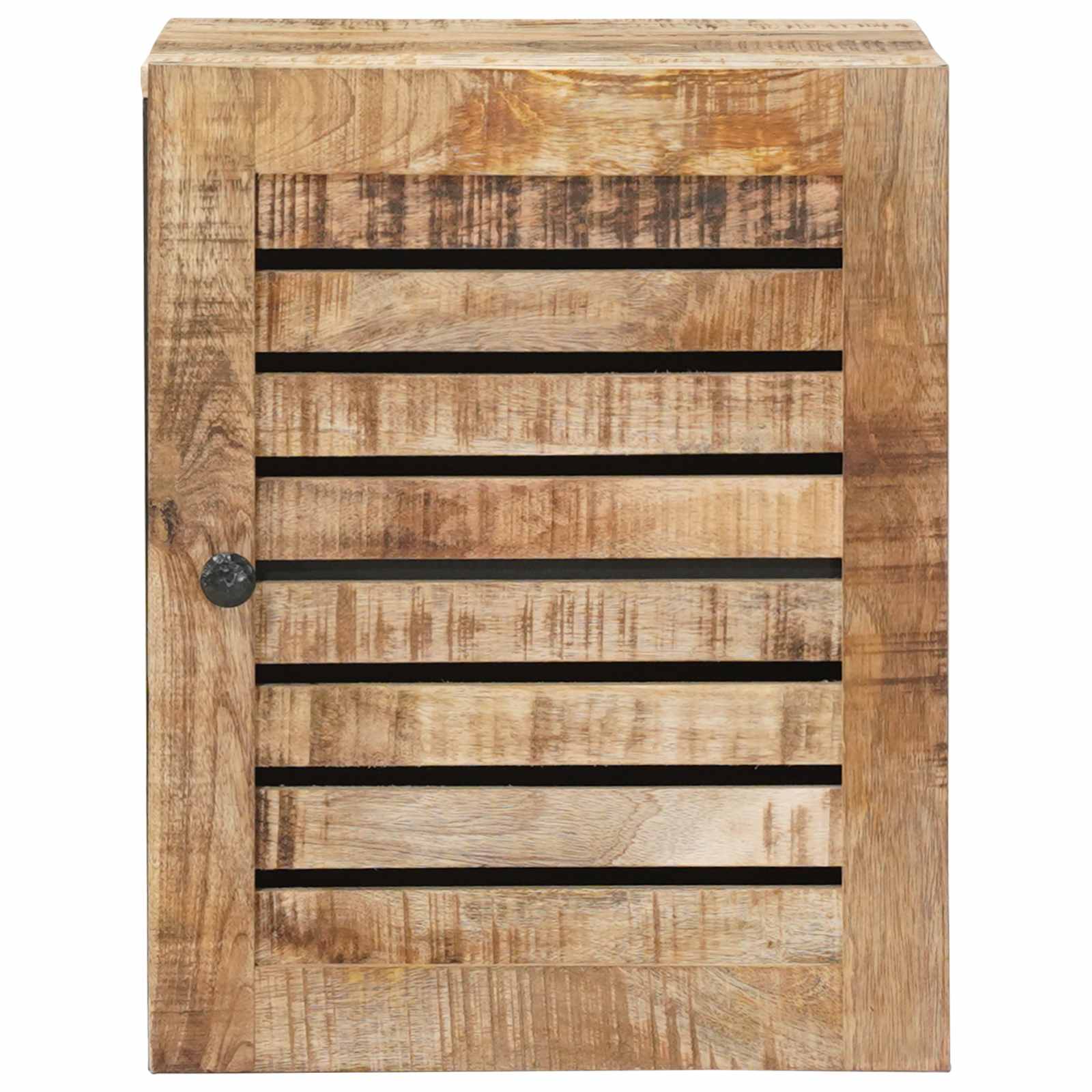Hängeschrank Mit Speicher Braun Und Schwarz 38 X 33,5 X 48 Cm