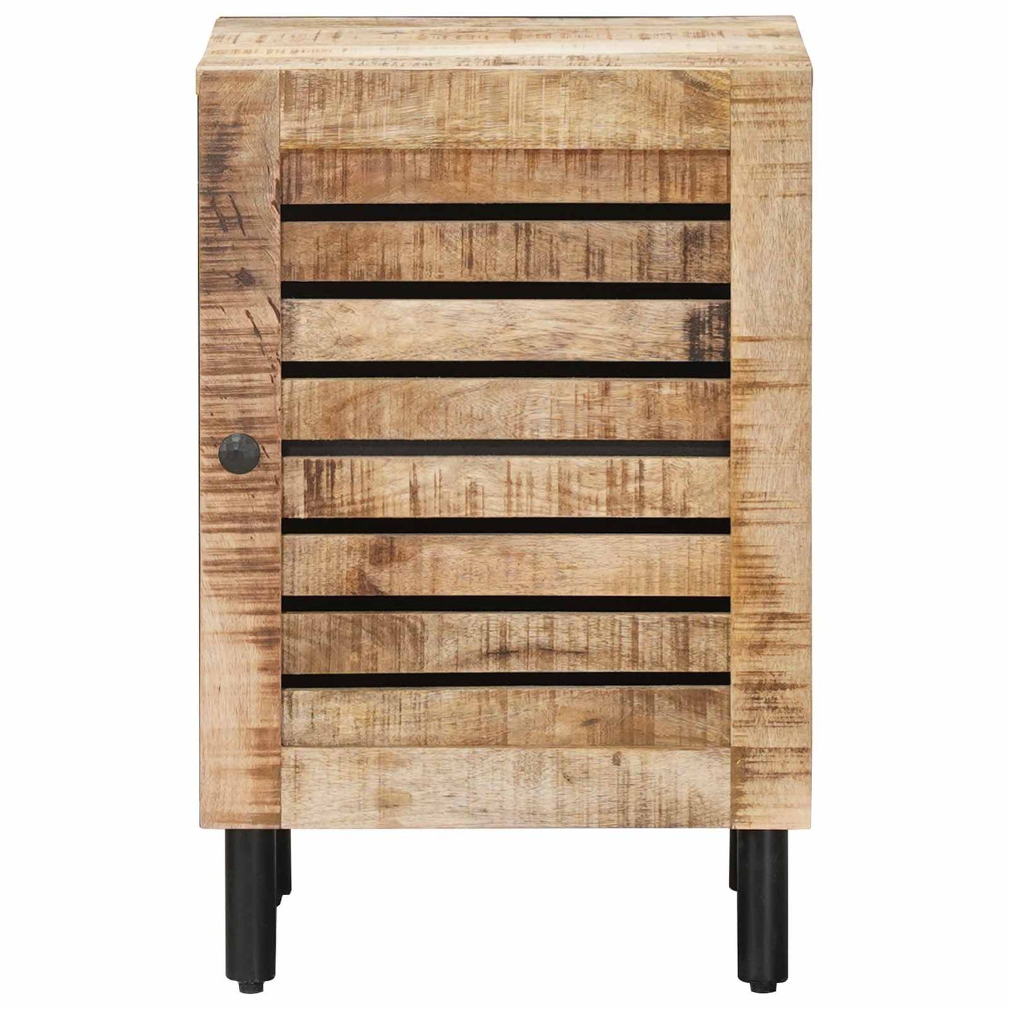 Badezimmerschrank Mit Tür Braun Und Schwarz 38 X 33,5 X 58 Cm