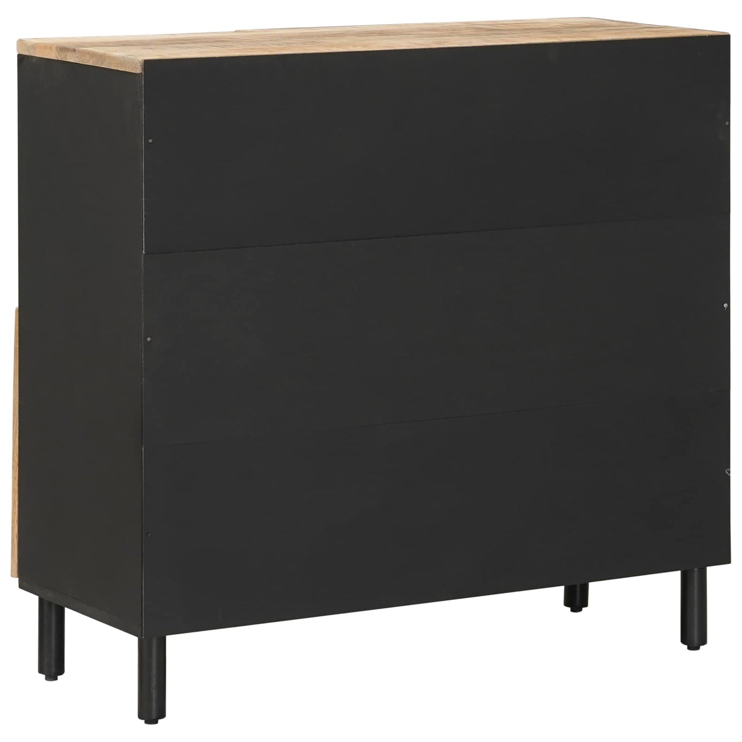 Stauraumschränke Braun 80 X 33,5 X 75 Cm Massivholz Mango