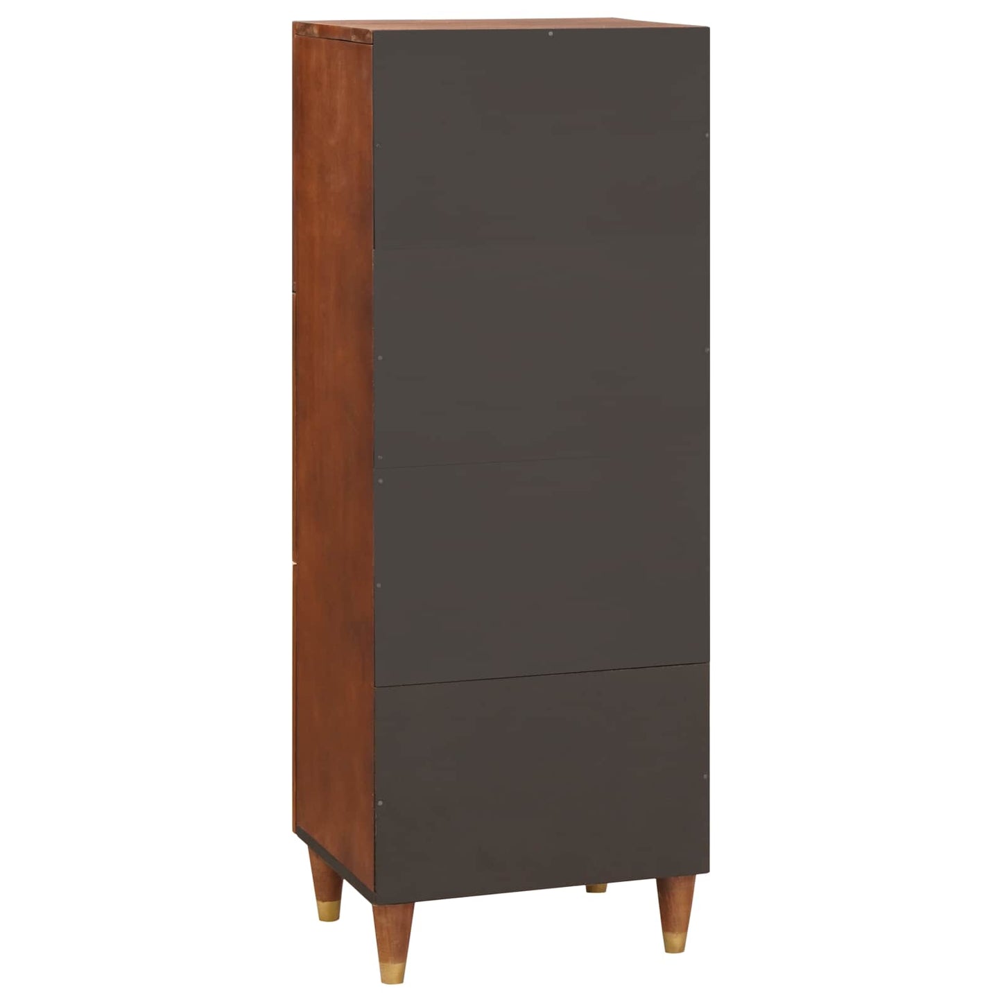 Hohes Brett Braun 40 X 33,5 X 110 Cm Massivholz Mango