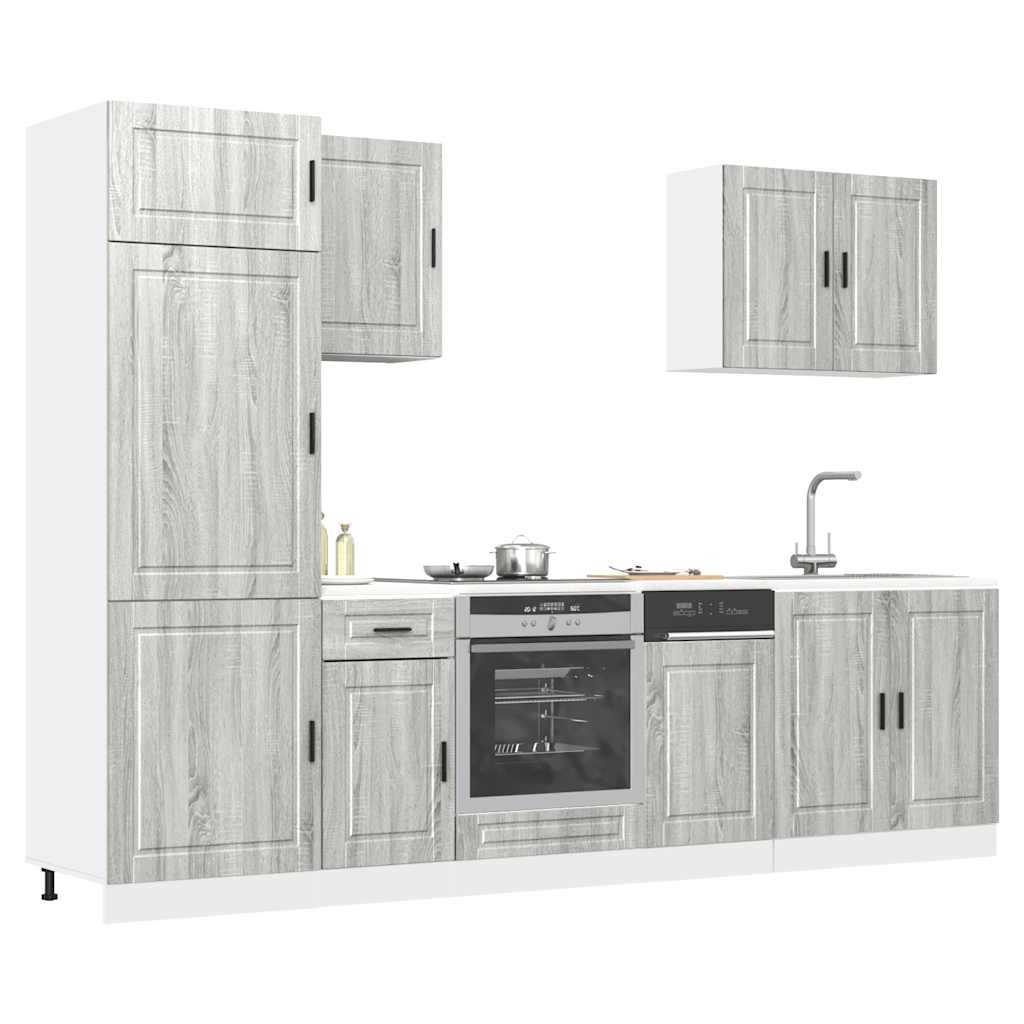 7-Tlg. Küchenschrank-Set Porto Sonoma-Eiche Holzwerkstoff