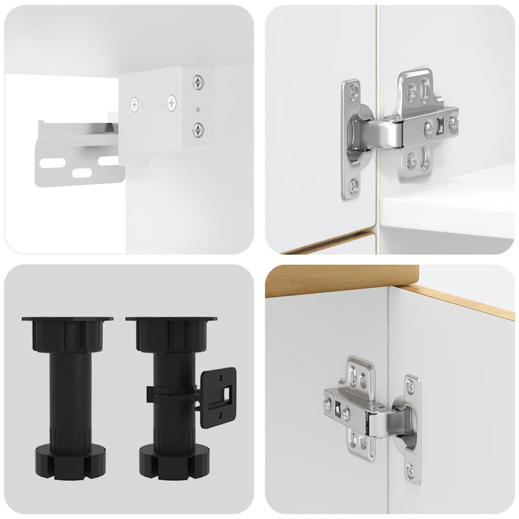 7-Tlg. Küchenschrank-Set Kalmar Artisan-Eiche Holzwerkstoff