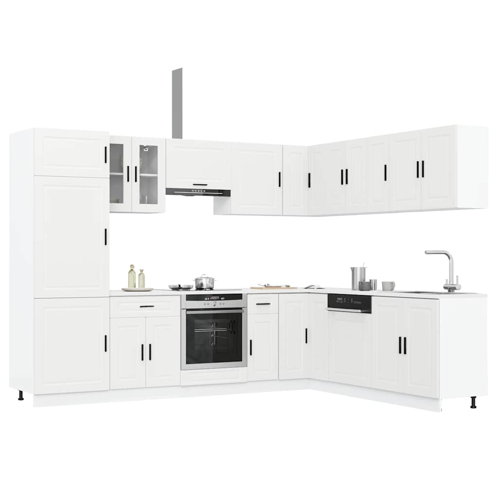 14-Tlg. Küchenschrank-Set Porto Holzwerkstoff