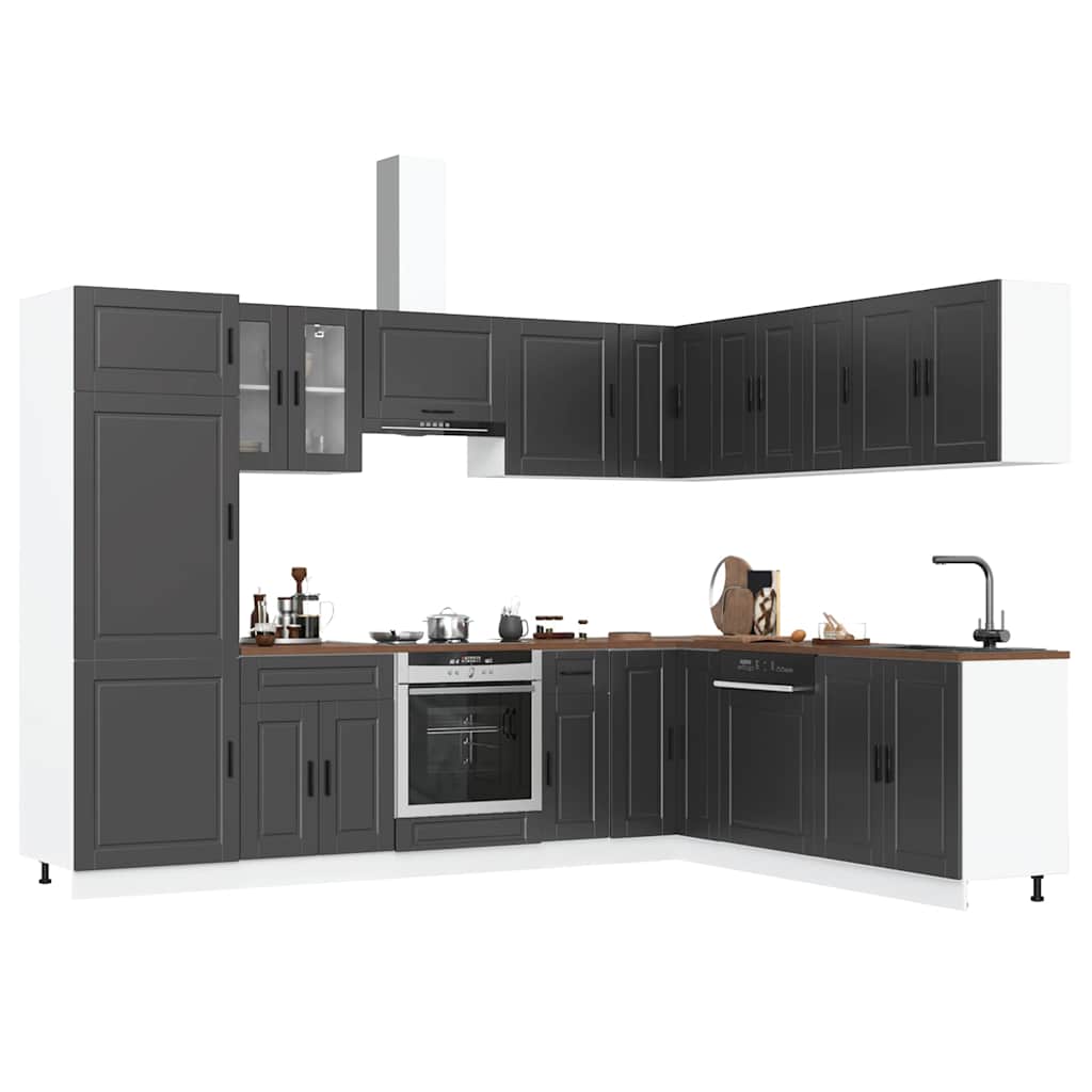 14-Tlg. Küchenschrank-Set Porto Holzwerkstoff