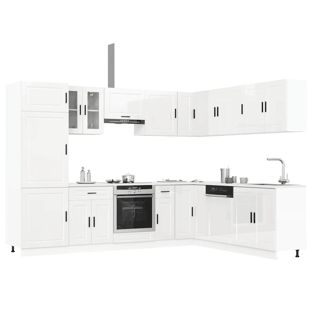 14-Tlg. Küchenschrank-Set Porto Holzwerkstoff