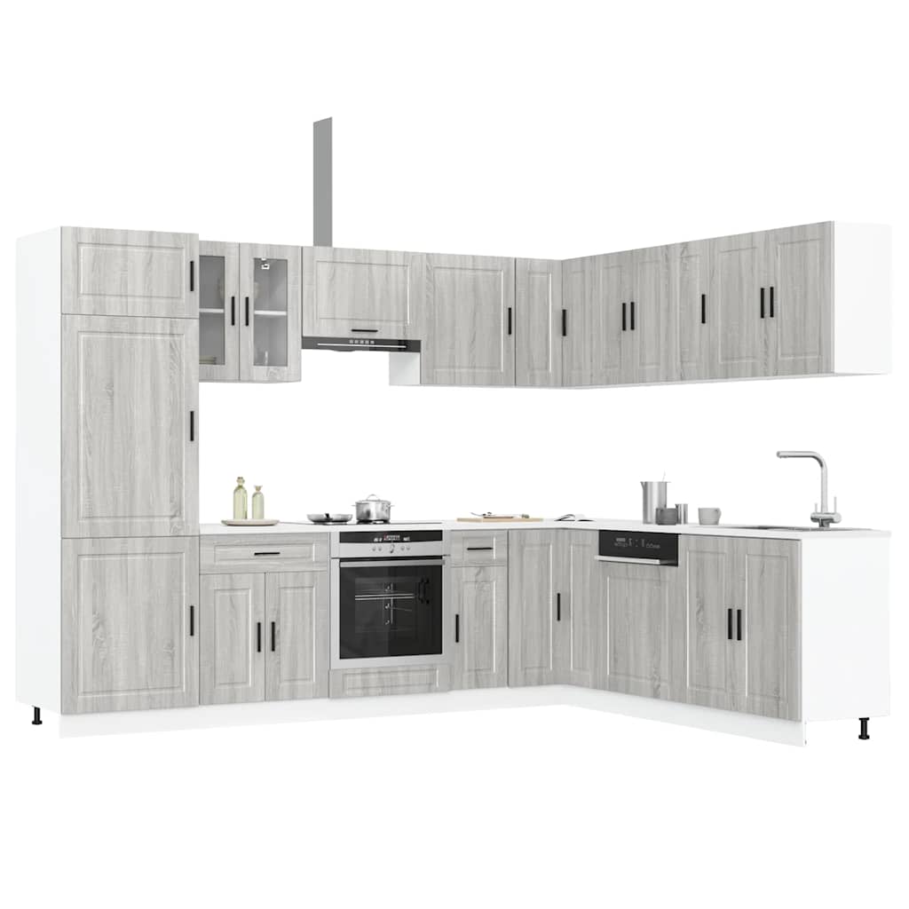 14-Tlg. Küchenschrank-Set Porto Holzwerkstoff