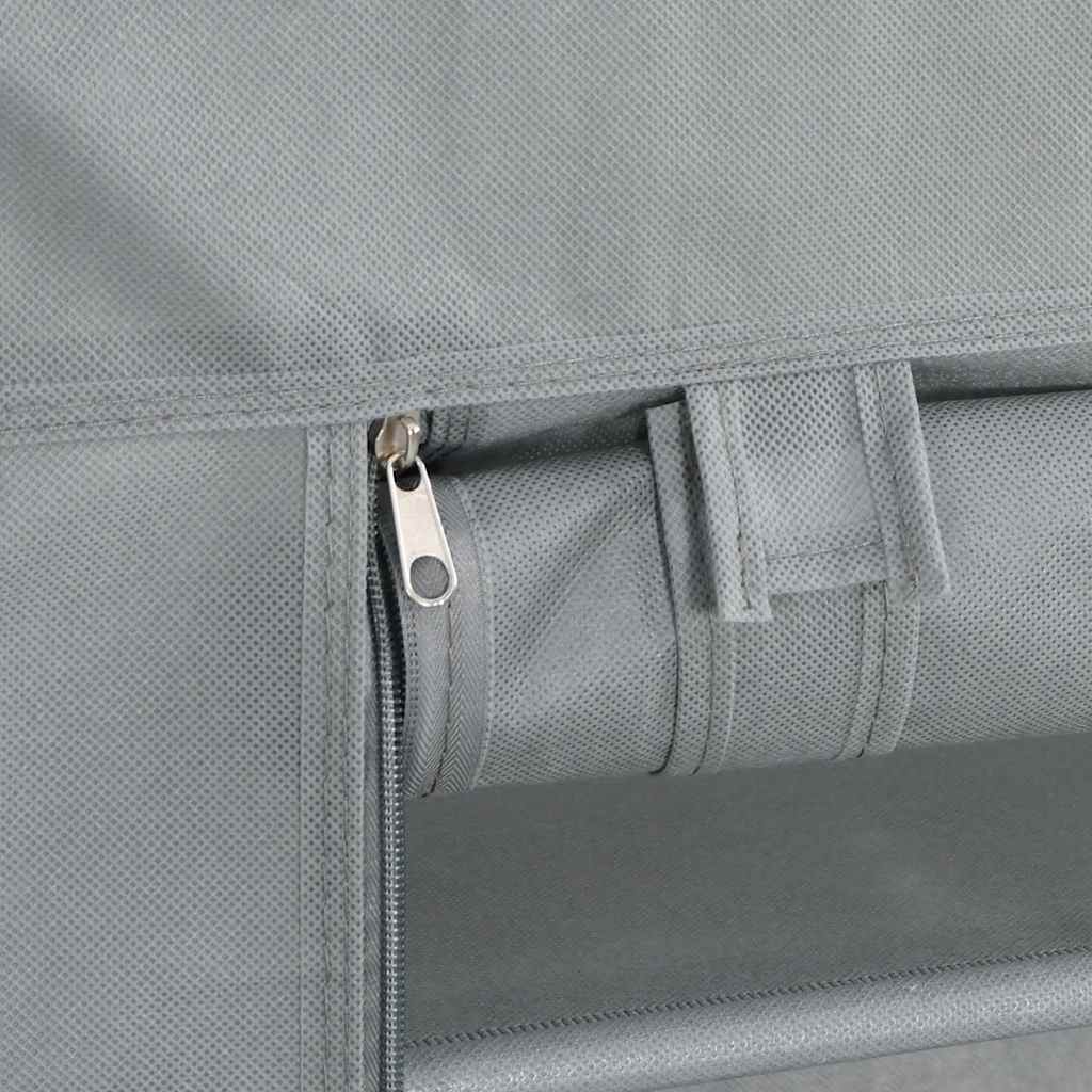 Schuhschrank Grau 60,5X30X97 Cm Vliesstoff