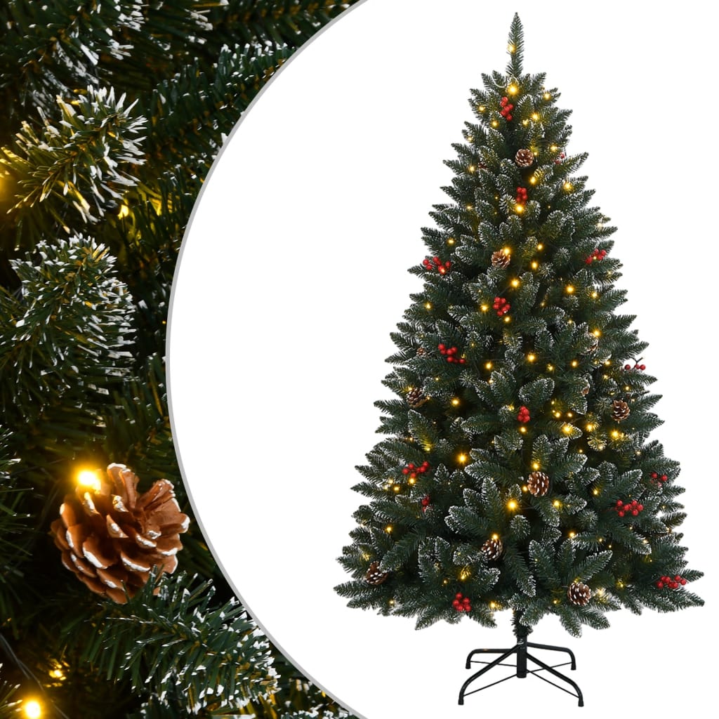 Künstlicher Weihnachtsbaum Mit Ständer Grün Pvc